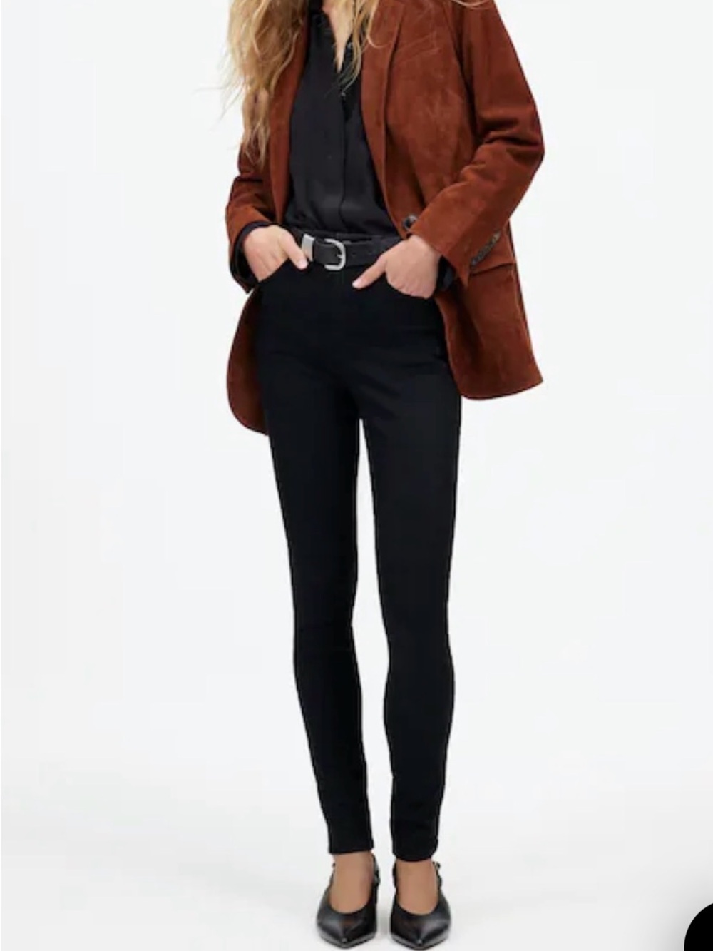 Madewell Black Women's High-Rise Skinny Jeans